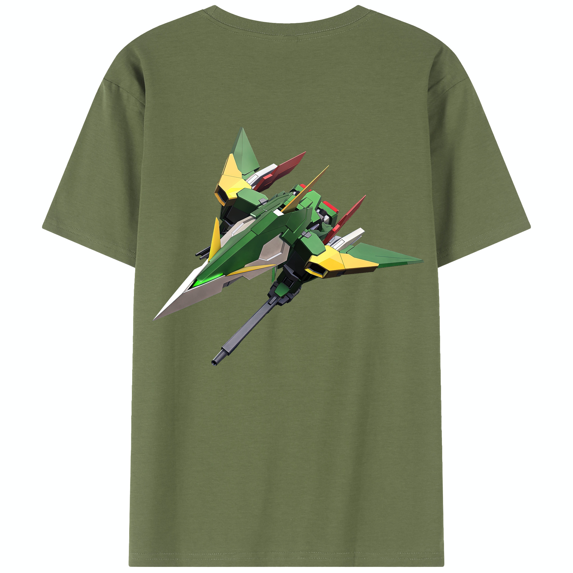 （画像用） 機動戦士ガンダム Mobile Suit Gundam 綿100％半袖Tシャツ（背面プリント）